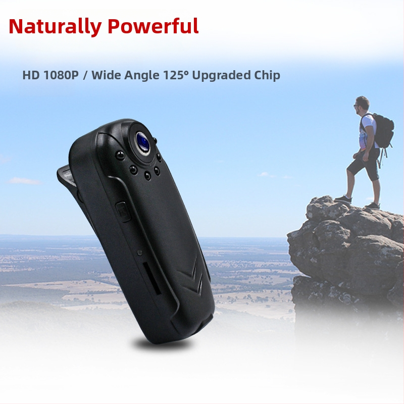 Telo nositeľná videokamera (1080p rozlíšenie, 20x optický zoom, nočné videnie, 3CMOS senzor, 6 hodín batérie)