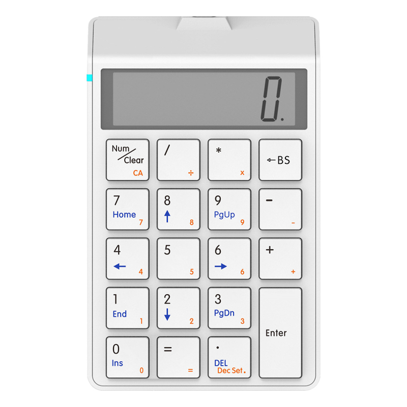 Numerička tipkovnica s 19 tipkami, USB sučelje, Plug‑and‑Play kompatibilnost, pozadinsko osvjetljenje, vodootporna