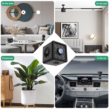 K13 Cameră Wireless Interior/Exterior — 1080p, WiFi, Stocare TF Card, Durată baterie de 60 de minute