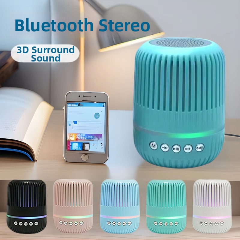 M4 Mini inteligentný Bluetooth reproduktor s integrovaným subwooferom, 5W, Bluetooth 5.0, 100Hz-20kHz, vstavaná batéria 300-500mAh, dosah 10m