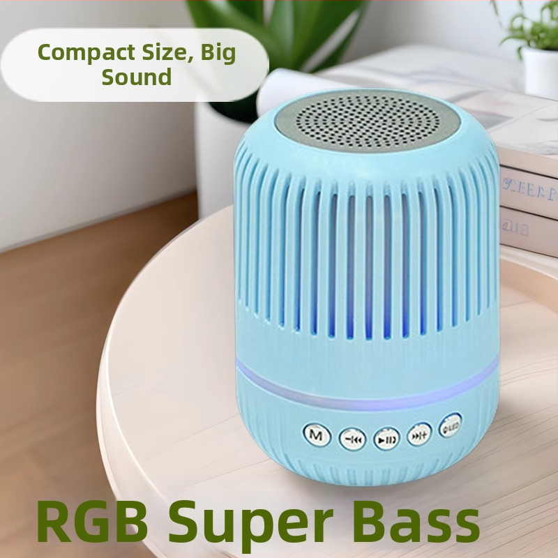 M4 Mini inteligentný Bluetooth reproduktor s integrovaným subwooferom, 5W, Bluetooth 5.0, 100Hz-20kHz, vstavaná batéria 300-500mAh, dosah 10m