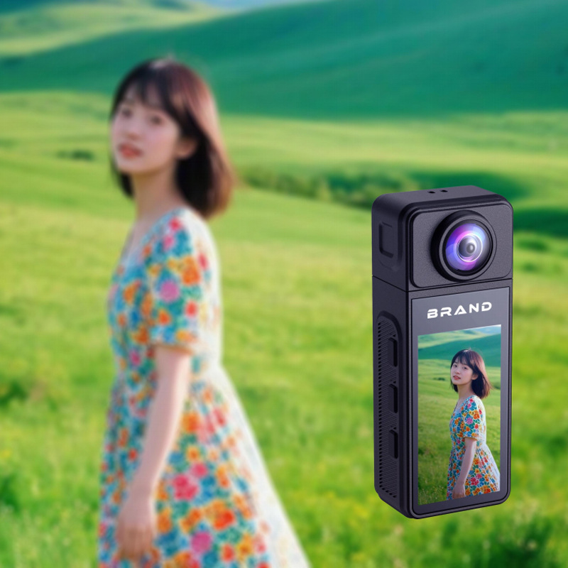 Cameră de acțiune de buzunar pentru sport, cu senzor CMOS, stabilizare electronică a imaginii, fotografiere de noapte, autonomie baterie 600