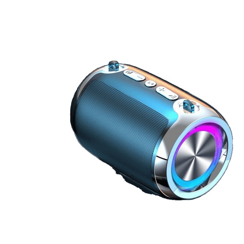 Difuzor Bluetooth fără fir cu subwoofer încorporat – portabil pentru casă și exterior, carcasă din aliaj de aluminiu, 40 Hz–20 kHz, SNR ≥100 dB, IPX4, baterie 1200–2000 mAh, USB/SD Card/Bluetooth