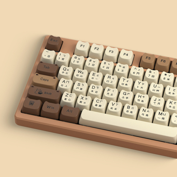 Set capace taste MOA pentru tastatură mecanică Cross-axis, 141 taste, material BPT, fără iluminare, suportă personalizare
