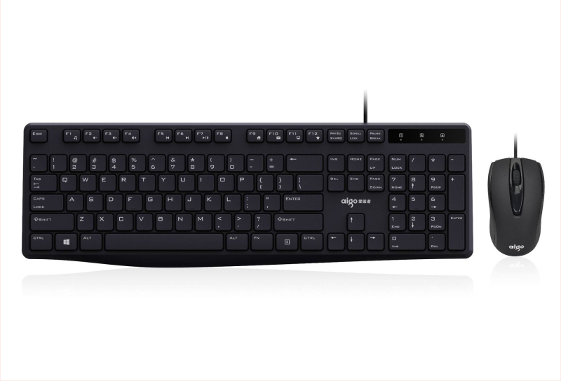 Sada Patriot klávesnice a myši, model 9520, 108 kláves, káblové USB pripojenie, silikónový materiál, technológia tlačidiel X architektúra