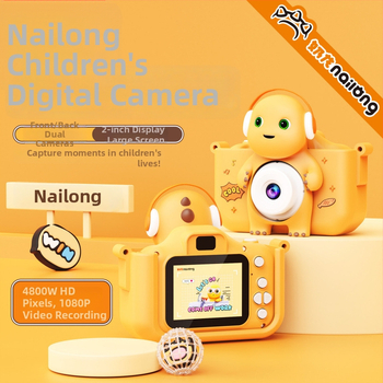 Milk Dragon Detská digitálna kamera X5 s viac ako 40 miliónmi pixelov, 2,4-palcový LCD, TF karta pre ukladanie, výdrž batérie 1–3 hodiny