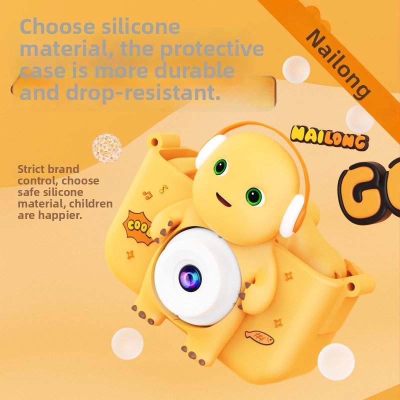 Milk Dragon Detská digitálna kamera X5 s viac ako 40 miliónmi pixelov, 2,4-palcový LCD, TF karta pre ukladanie, výdrž batérie 1–3 hodiny