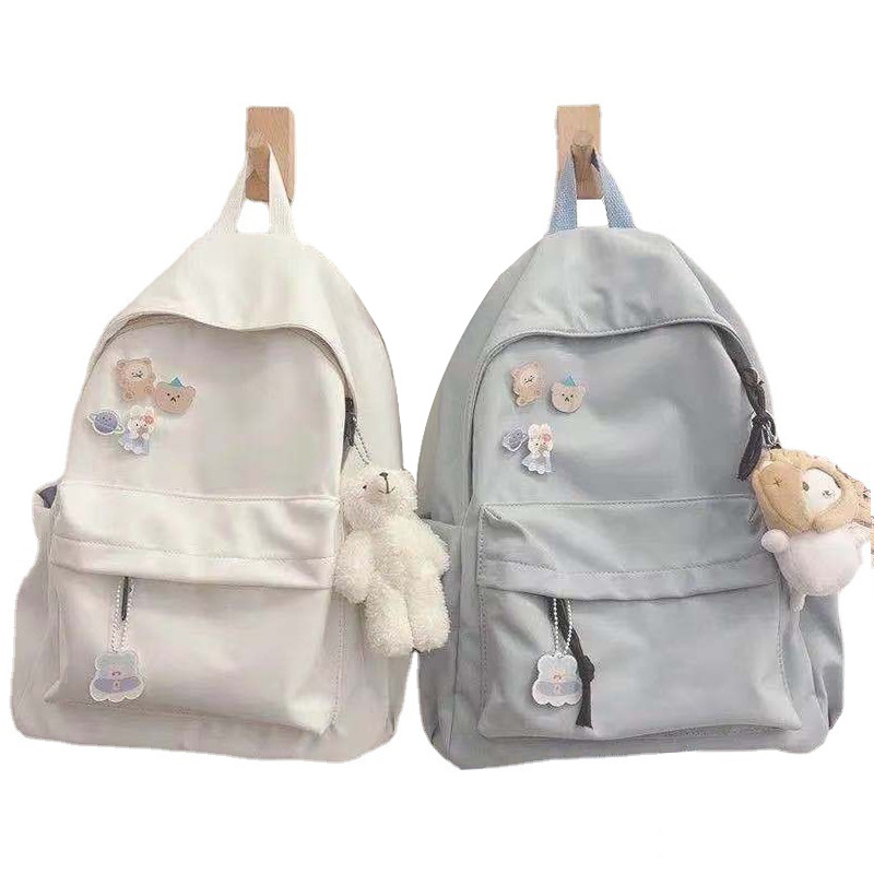 Unisex nylon ruksak – prozračan stražnji panel, kapacitet ispod 20 L, kompatibilan s 10-inčnim prijenosnim računalom