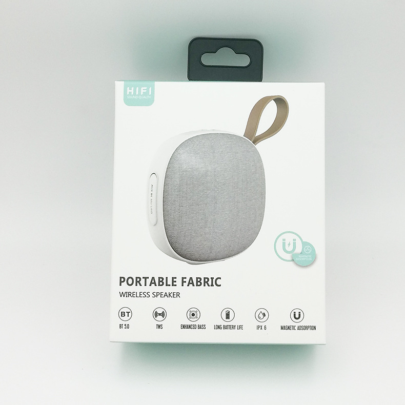 Bluetooth vodootporan mini zvučnik s magnetskim držačem i utorom za karticu, USB, 2-in-1, punjiv, Bluetooth 5.1