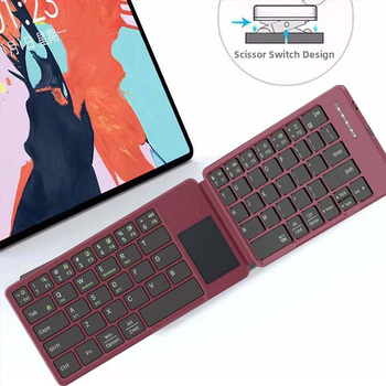 Bluetooth klávesnica, až 87 kláves, bezdrôtové pripojenie Bluetooth, USB rozhranie, scissor-switch, podporuje až 3 zariadenia
