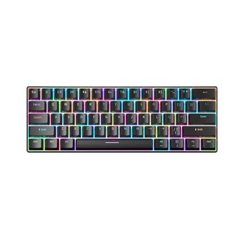 Mehanička tipkovnica sa 61 tipki, žičana USB Type-C, RGB pozadinskim osvjetljenjem