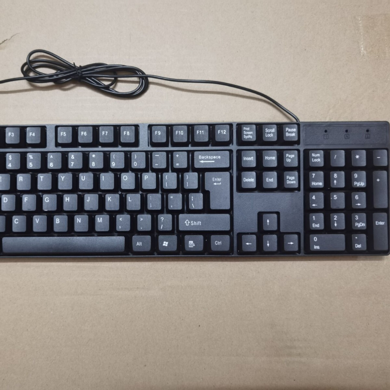 HS-880 žično tiha tipkovnica, 104 tipke, USB sučelje, vodootporna.