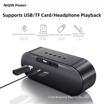 Liqin S6 Bežični Bluetooth zvučnik, 2 zvučnika, IPX9 vodootporan, Bluetooth 5.0, 100Hz-20kHz, Ugrađena baterija
