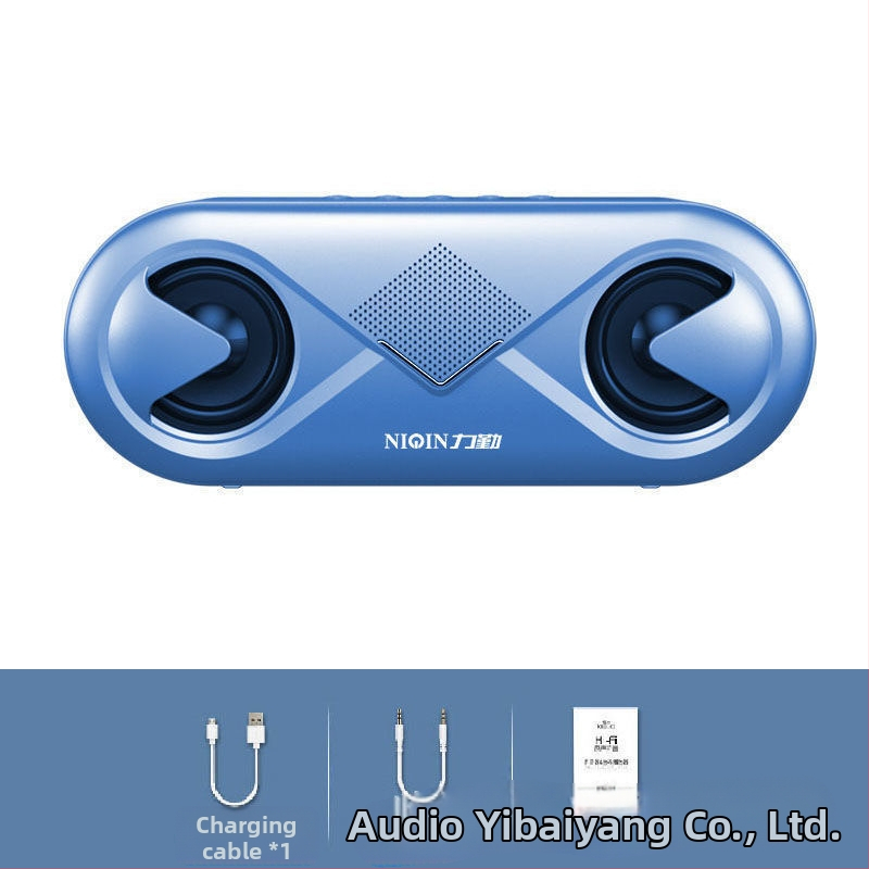 Liqin S6 Bežični Bluetooth zvučnik, 2 zvučnika, IPX9 vodootporan, Bluetooth 5.0, 100Hz-20kHz, Ugrađena baterija