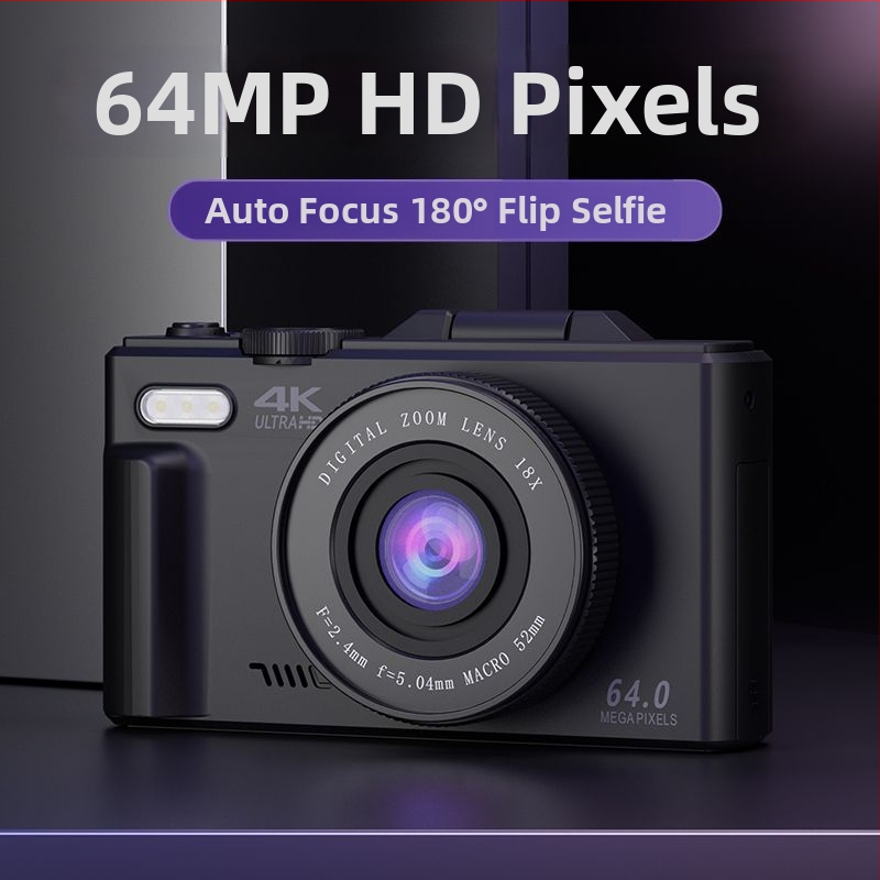 Cameră foto mirrorless de nivel de intrare cu 64 MP, zoom optic 18x, obiectiv periscop, touchscreen