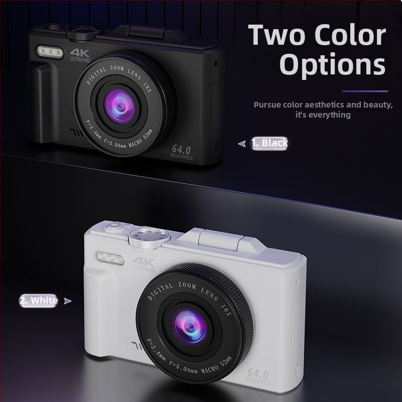 Cameră foto mirrorless de nivel de intrare cu 64 MP, zoom optic 18x, obiectiv periscop, touchscreen