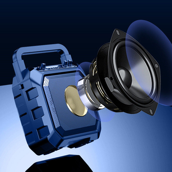 Boxă portabilă Bluetooth pentru dans pătrat, sunet de înaltă calitate, 10W, 100Hz-20kHz, Bluetooth 5.0, baterie încorporată 1000-1200mAh, rază de acțiune până la 10m