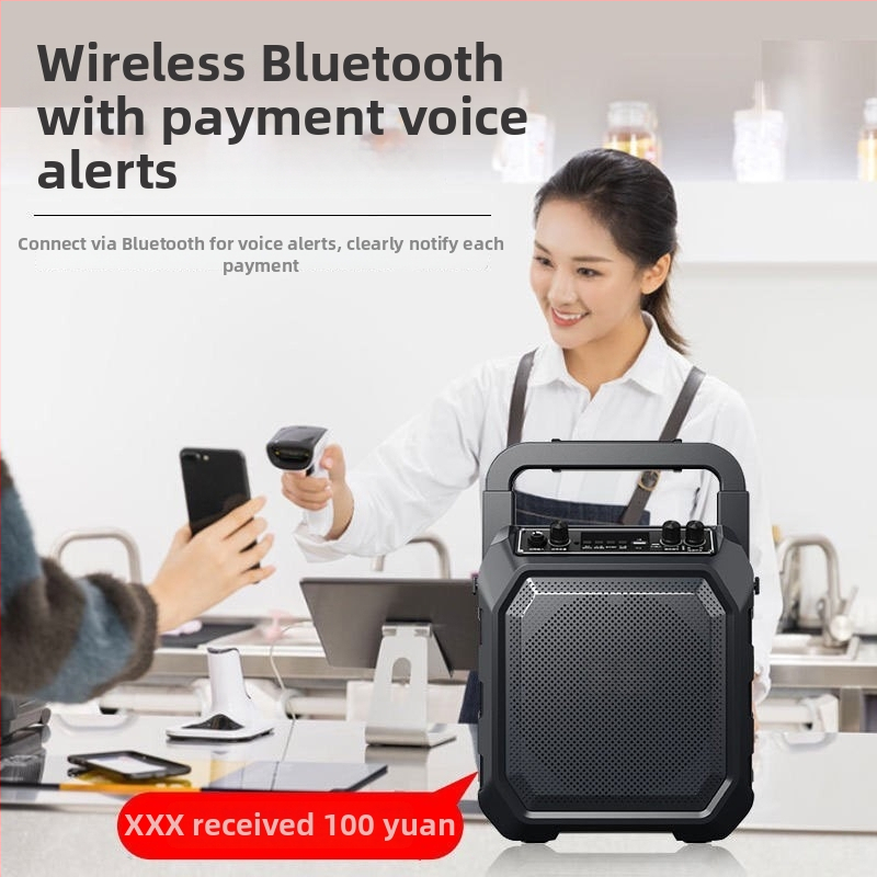 Boxă portabilă Bluetooth pentru dans pătrat, sunet de înaltă calitate, 10W, 100Hz-20kHz, Bluetooth 5.0, baterie încorporată 1000-1200mAh, rază de acțiune până la 10m