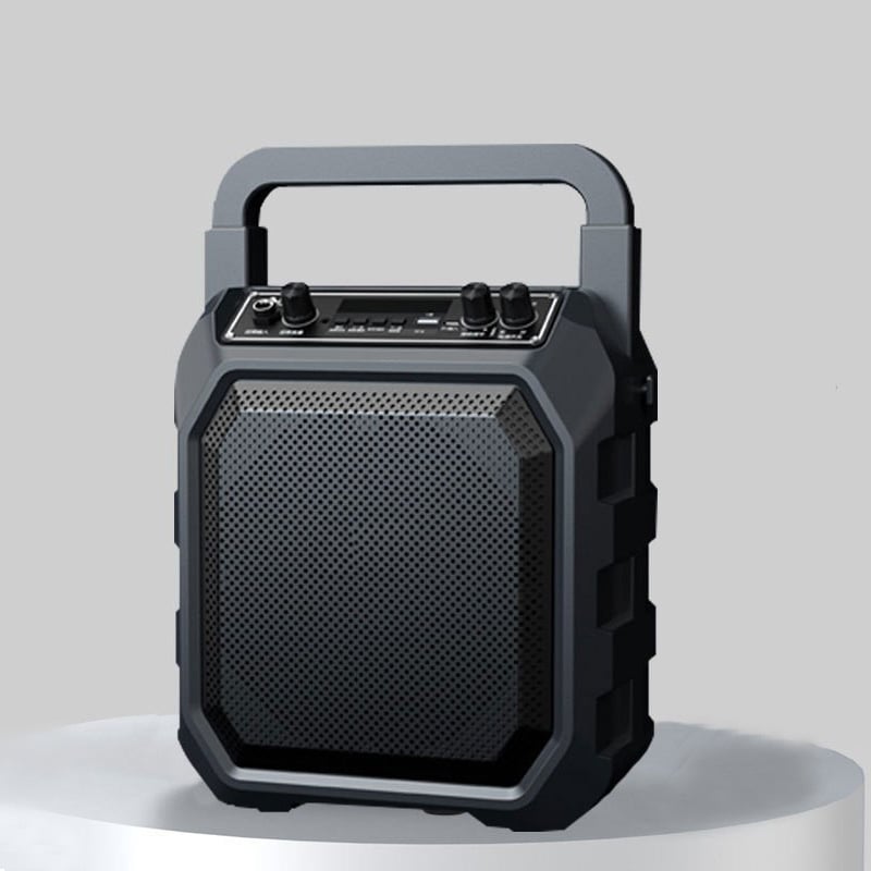 Boxă portabilă Bluetooth pentru dans pătrat, sunet de înaltă calitate, 10W, 100Hz-20kHz, Bluetooth 5.0, baterie încorporată 1000-1200mAh, rază de acțiune până la 10m