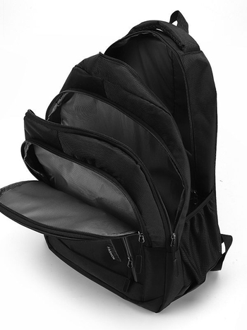 Shimanda rucsac de afaceri din nylon 20-35L, respirabil, impermeabil, cu extensie și curele cu pernă de aer, rucsac unisex pentru laptop pentru călătorii de afaceri