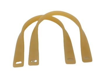 Ακρυλική λαβή τσάντας, U-σχήματος στριφτή σχεδίαση, Hiro Mori, λειτουργία μείωσης βάρους, ακρυλικό πλαίσιο κλιπ