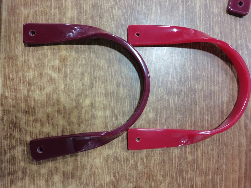 Ακρυλική λαβή τσάντας, U-σχήματος στριφτή σχεδίαση, Hiro Mori, λειτουργία μείωσης βάρους, ακρυλικό πλαίσιο κλιπ