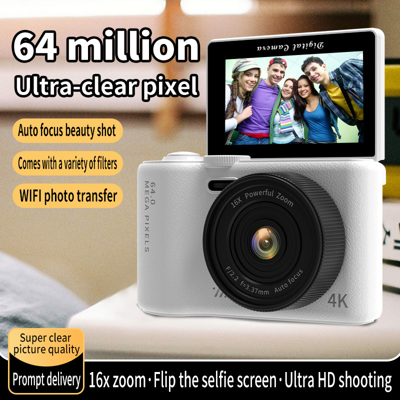 Cameră selfie cu obiective duale, senzor CMOS 8 MP (1/2.7''), zoom optic 8x, rezoluție maximă 3680×2456, ecran HD 2,8''