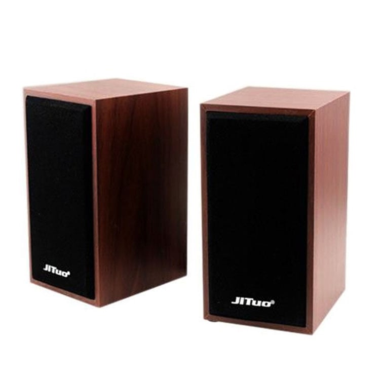 Boxă mini din lemn pentru laptop, cu subwoofer, model 2801, brand Technical tuo