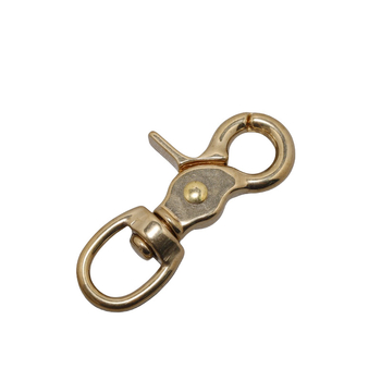 Χαλκός εξάρτημα κούμπωμα με κυκλική βάση για τσάντες, αποσκευές και περιλαίμιο σκύλου 5013b - Jim Hardware, Άνοιξη 2025