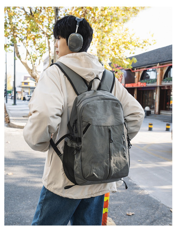 Rucsac ușor în stil japonez, unisex, capacitate 20–35 L, nailon, buzunar pentru laptop de 16 inci