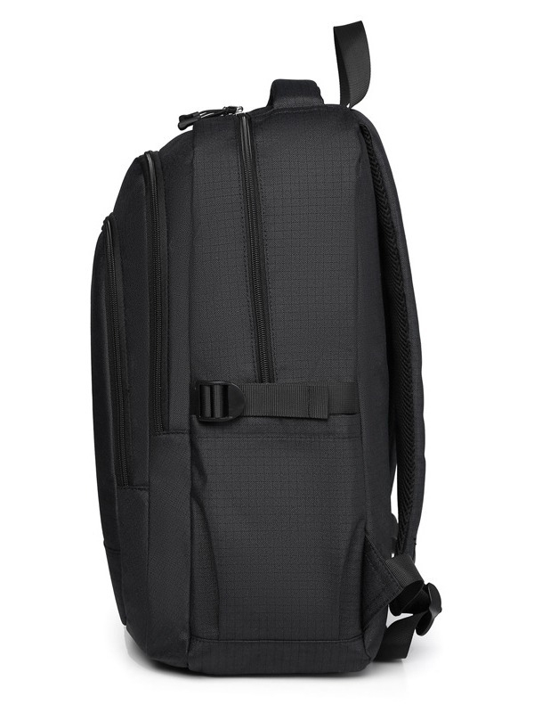 Rucsac unisex pentru laptop de 14 inch, poliester, model carouri, stil stradal, capacitate sub 20 L