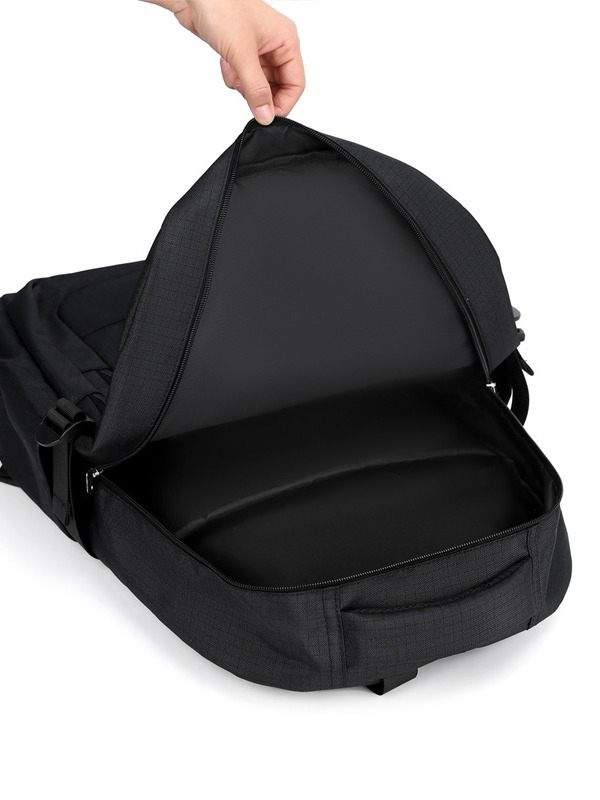 Rucsac unisex pentru laptop de 14 inch, poliester, model carouri, stil stradal, capacitate sub 20 L