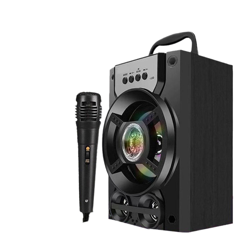 Boxă Bluetooth wireless – Outdoor portabil cu slot SD și radio, carcasă ABS, IPX7 rezistentă la apă, 100 Hz–20 kHz