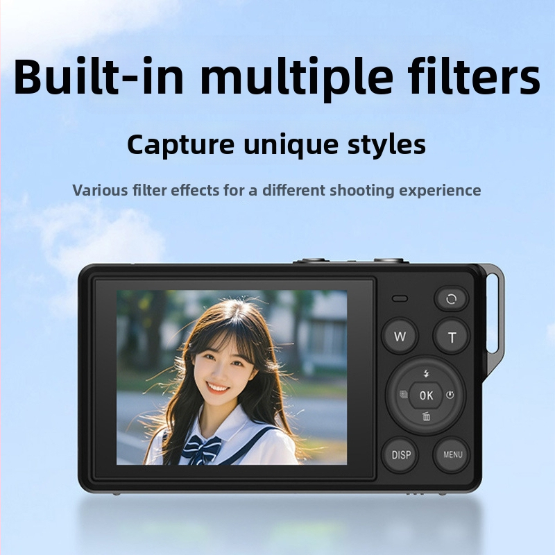 HDKING DC81V Cameră cu card - 4K/30fps, Zoom optic 16x, senzor CCD 1/1.8", 24MP, Obiectiv Periscop