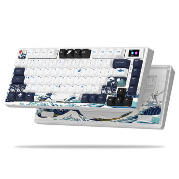 Tastatură de gaming cu până la 87 de taste, cablată, switch-uri mecanice cu ax roșu, iluminare RGB