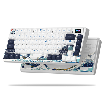 Tastatură de gaming cu până la 87 de taste, cablată, switch-uri mecanice cu ax roșu, iluminare RGB