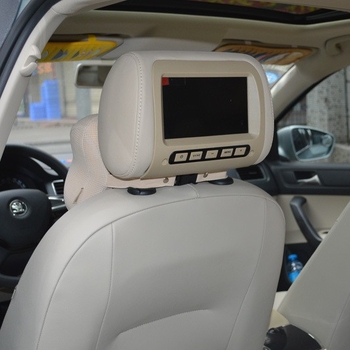 Monitor LCD pentru tetieră auto DL-HM715, TFT-LCD, rezoluție 800x480, intrare CVBS, compatibilitate universală