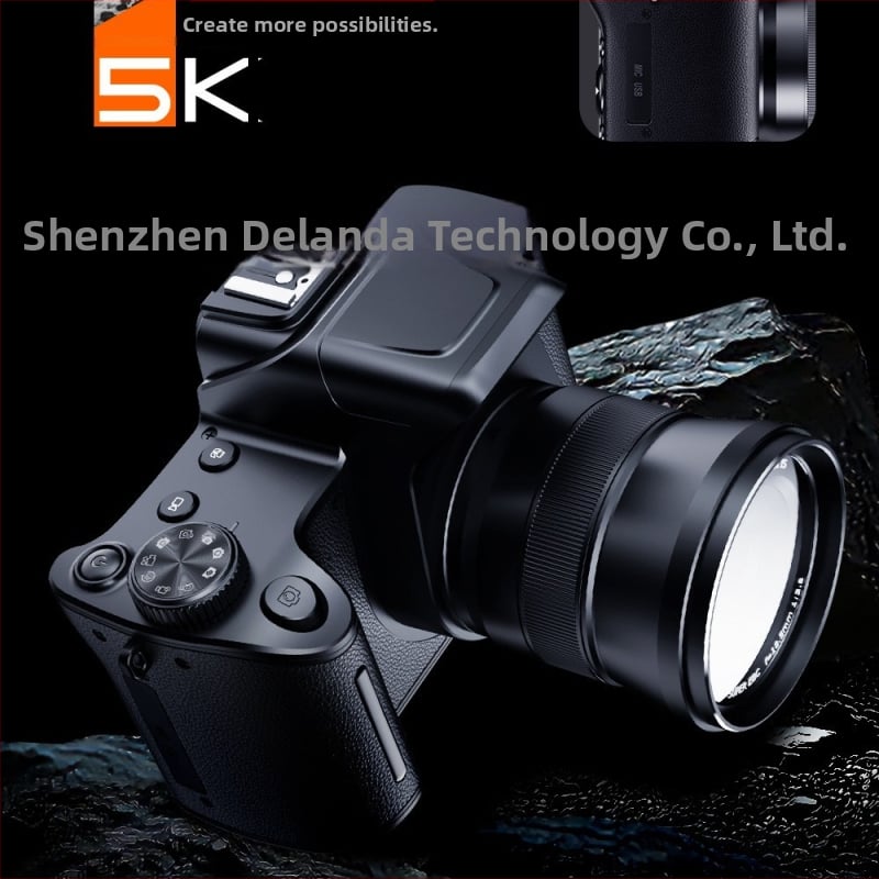 Digitálny fotoaparát so WiFi, 5K rozlíšenie, 4,0-palcový dotykový displej, CMOS senzor 1/3, 18x digitálny zoom