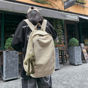 Rucsac din pânză, unisex, 20–35 L, laptop de 16 inch, bretele cu pernă de aer, căptușeală din poliester