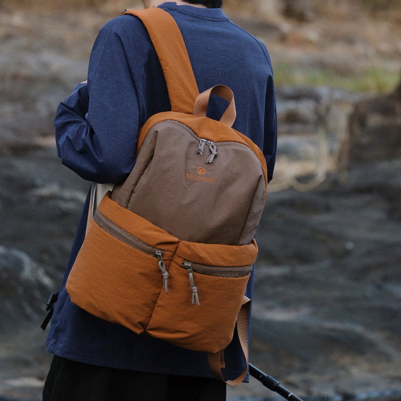 Ruksak za outdoor sport, unisex; najlon; kapacitet 20–35L; remen s zračnim jastukom; gradska jednostavnost