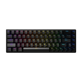 68-taustiņu mehāniskā tastatūra, ar vadu, RGB apgaismojums, ūdensizturīga, kabelis 1,5 m