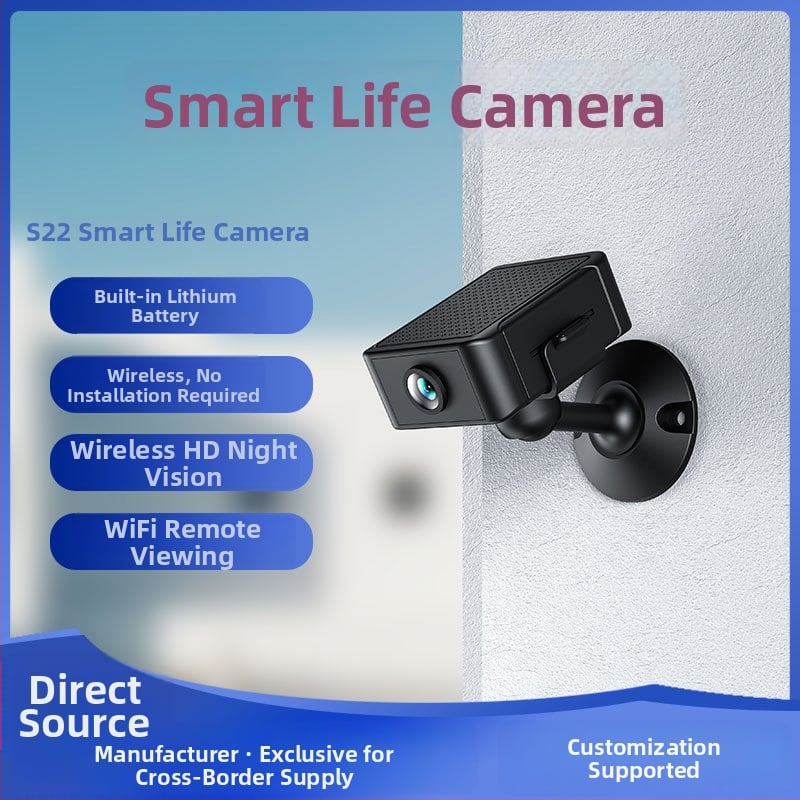 WiFi dóm megfigyelő kamera – otthoni használatra, 1080P, beltéri és kültéri, mozgásérzékelés, éjjellátás 10 m, DC 5V tápegység