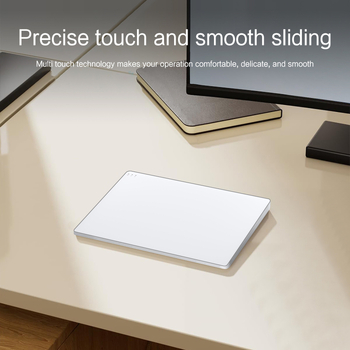 Bluetooth touchpad, saderīgs ar Windows 11 un macOS, 1000dpi optiskais sensors, Type-C interfeiss, 1 m kabelis