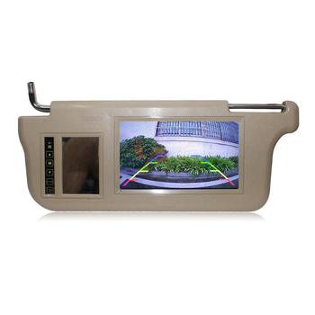 Zaslon za vožnju unatrag automobila s dodirnim gumbom, LED digitalni zaslon, 2-kanalni video ulaz, model YG-710, rezolucija 800x480
