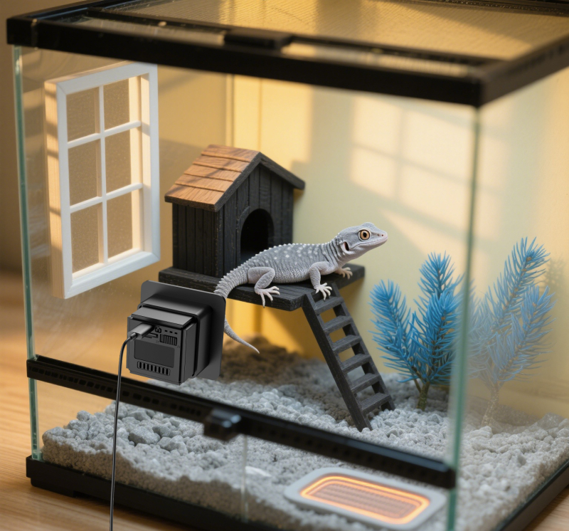 Cameră wireless cu Wi-Fi pentru monitorizare macro a animalelor de companie – vedere nocturnă până la 10 m, iluminare minimă 0.001 lux, detecție mișcare PIR, temperatură de operare -10 până la 50 °C