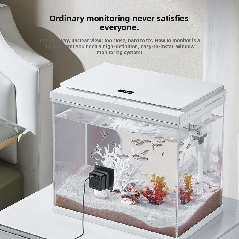 Cameră wireless cu Wi-Fi pentru monitorizare macro a animalelor de companie – vedere nocturnă până la 10 m, iluminare minimă 0.001 lux, detecție mișcare PIR, temperatură de operare -10 până la 50 °C