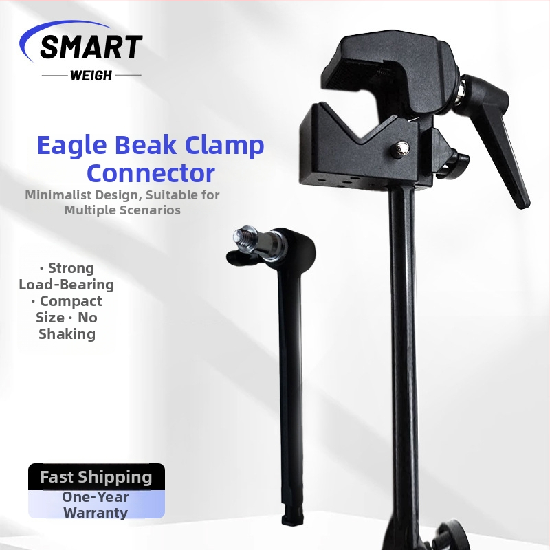 Αξεσουάρ Φωτογραφικού Εξοπλισμού – Ισχυρός καθολικός κλιπ με ζυγό αετού για στερέωση φωτισμού στούντιο, εξοπλισμού κάμερας (Μοντέλο SYYZQLJG01, Υλικό: κράμα αλουμινίου, Μέγιστο φορτίο: 6–10 kg, Βάρος: 100 g)