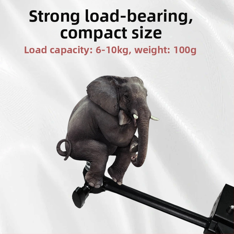 Αξεσουάρ Φωτογραφικού Εξοπλισμού – Ισχυρός καθολικός κλιπ με ζυγό αετού για στερέωση φωτισμού στούντιο, εξοπλισμού κάμερας (Μοντέλο SYYZQLJG01, Υλικό: κράμα αλουμινίου, Μέγιστο φορτίο: 6–10 kg, Βάρος: 100 g)