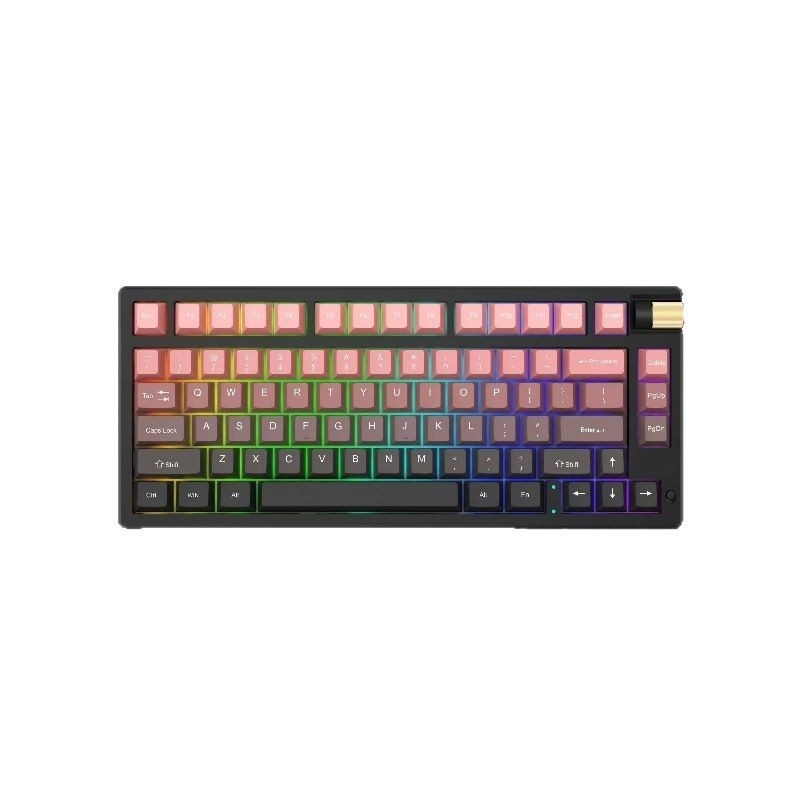 Dragon Ball GK75 mechanická klávesnica, tri režimy pripojenia: káblové, Bluetooth a bezdrôtové; zelené spínače, RGB podsvietenie, vodotesná