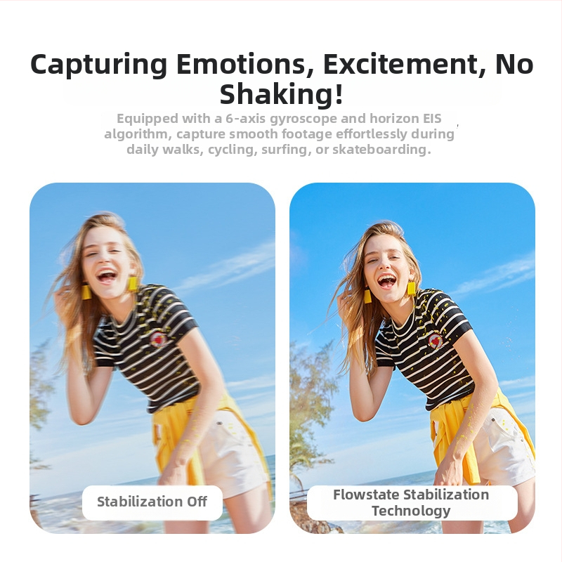 Go9 4K gyvūnų kamera su stabilizavimu, kaklo laikiklis, pirmojo asmens perspektyva, 20 MP jutiklis, 2 valandų baterija